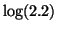 $\log(2.2)$
